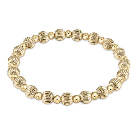 Enewton Admire Gold and Pearl 3mm Bead Bracelet