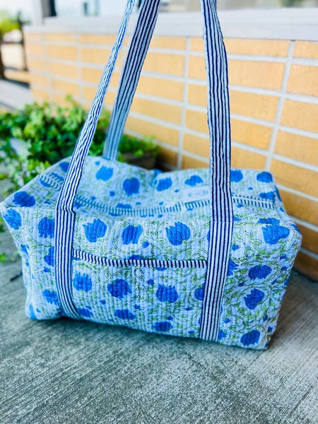 Block Print Travel Bags-Multiple Options
