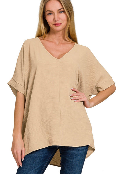 Lisa Airflow Woven Top-3 Colors