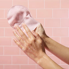 Plum Bum Aha Body Exfoliating Bubble Mitt