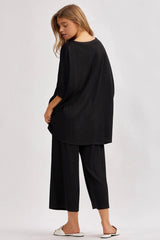 Dear Scarlett Wrinkle Free Bali Travel Two Piece Sets - 3 Colors