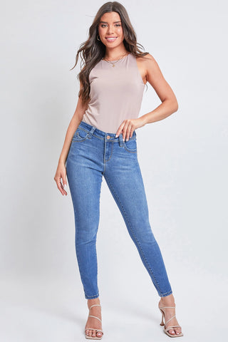Judy Blue Tummy Control Wide Crop Jeans - Teal
