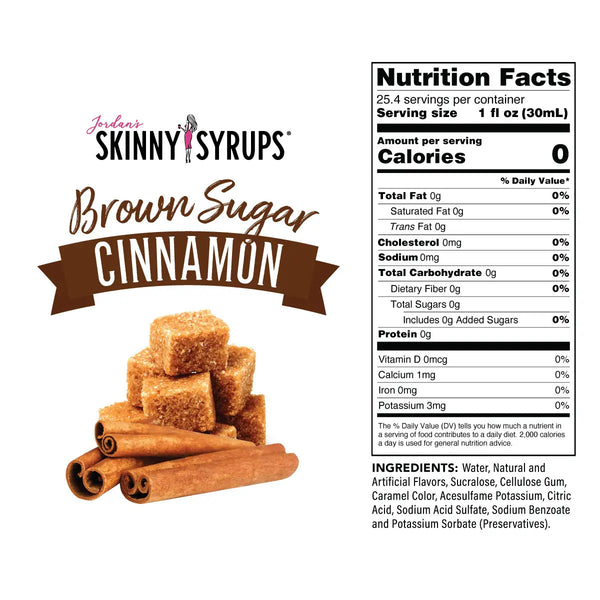 Skinny Syrup Brown Sugar Cinnamon