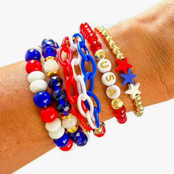 America Bracelet Stacks