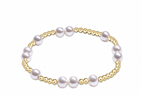 enewton Hope Unwritten 6mm Bead Bracelet - Pearl