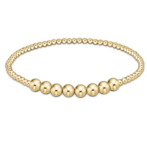 enewton classic gold 4mm bead bangle
