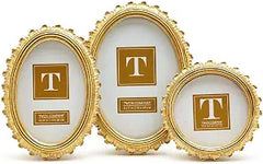 Gold Falcate Photo Frames - 3 Sizes