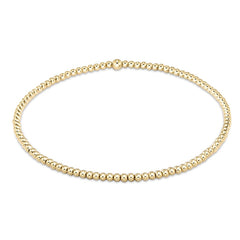 Enewton Classic Gold 2mm Bead Bracelet-Regular or Extends