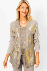 Gold Shimmer Cardigan