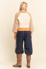 Boho Bloom Sweater
