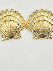 Classic Shell Earrings - Gold and Silver