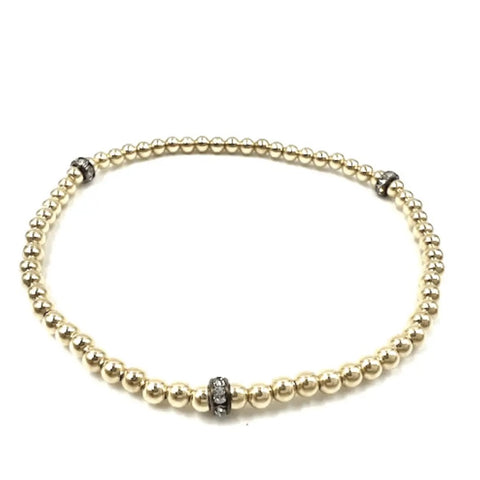Enewton Dignity Gold Bead Bracelet-6mm