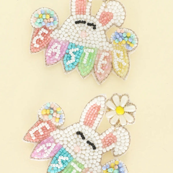 Easter Rabbit Garland Earrings