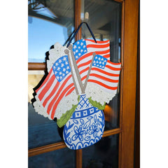 Chinoiserie Flags Doorhanger