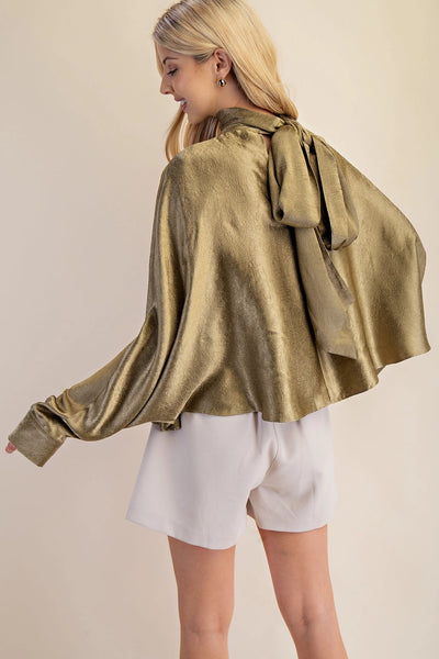 Harper Satin Blouse - 2 Colors