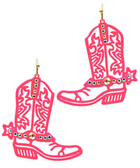 Boot Scootin' Earrings-2 Colors