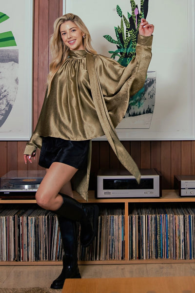 Harper Satin Blouse - 2 Colors