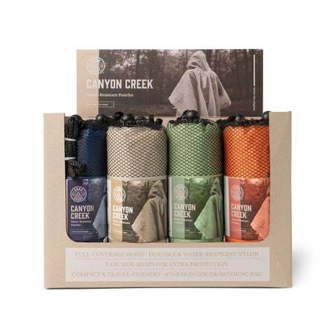 Bunk House Canyon Creek Water-Resistant Poncho - 4 Colors