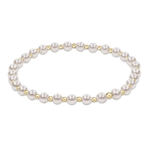 enewton classic gold 4mm bead bangle