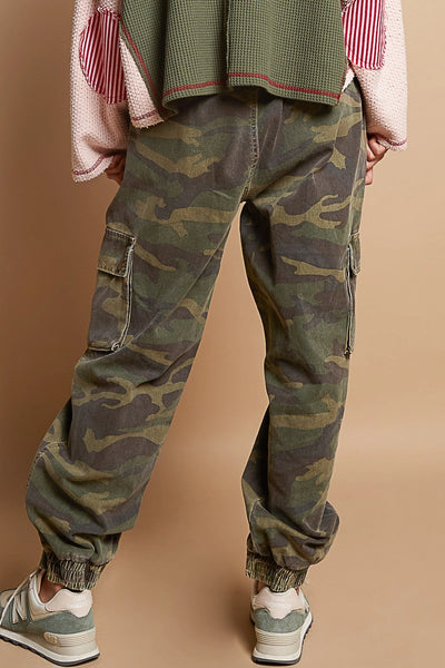 Emery Twill Camo Jogger