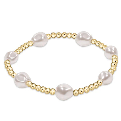 enewton classic gold 4mm bead bangle