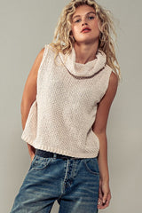 Cameron Cowl Neck Sleeveless Sweater - 2 Colors