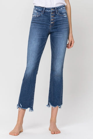 Fresno Flare Cropped Jeans