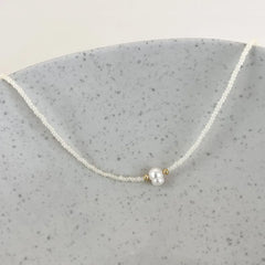 Boho Pearl Necklace-Many Options