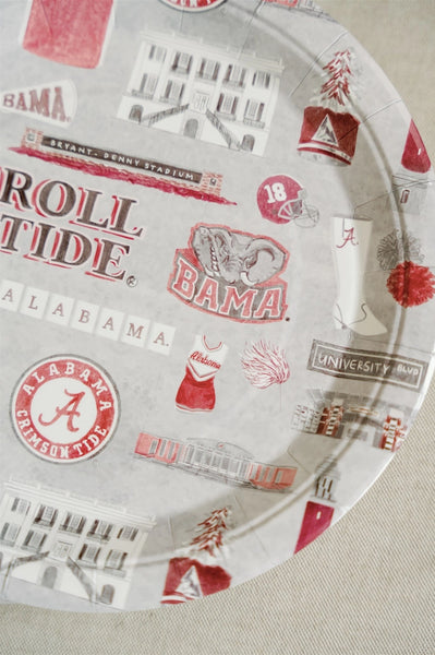 University of Alabama Paper Plate Pack