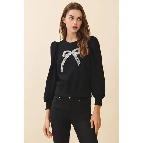 Quincy Bow Sweatshirt