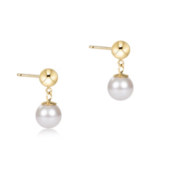 enewton classic 8mm ball drop studs - pearl