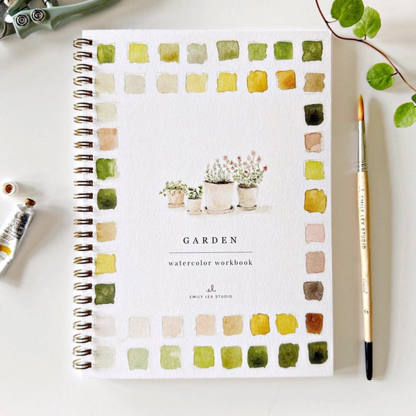 Watercolor Workbooks, Paint Sets, and Brushes