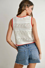 Bridgette Tie Front Vest