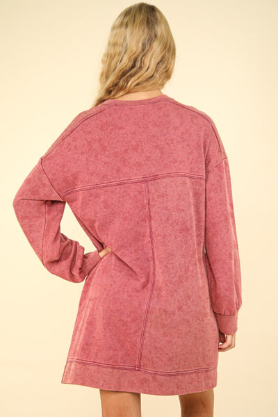 Minute By Minute Sweatshirt Dress - 3 Colors