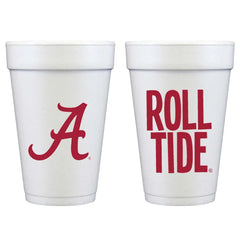 Roll Tide Styrofoam Cups