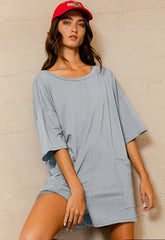 Free To Be Me Oversized Romper-Multiple Options