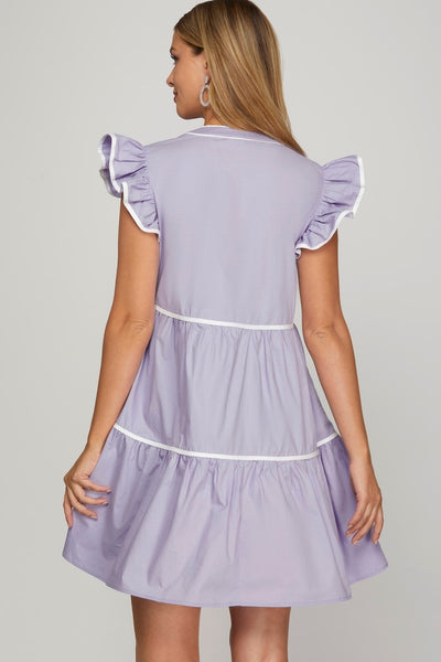 French Lilac Dress