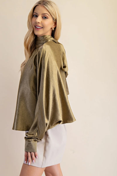 Harper Satin Blouse - 2 Colors