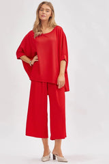 Dear Scarlett Wrinkle Free Bali Travel Two Piece Sets - 3 Colors
