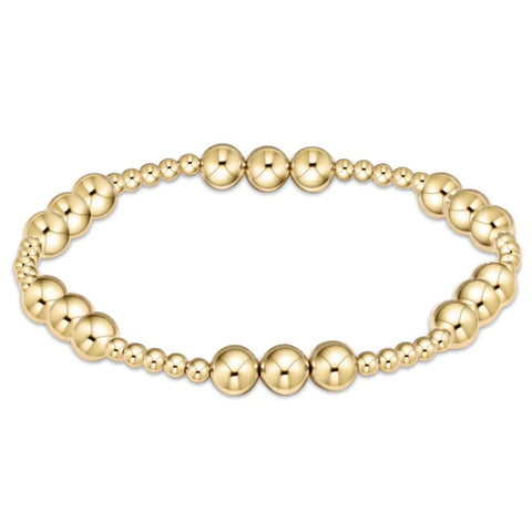 enewton classic gold 2mm bead bracelet - classic beaded signature cross small gold charm