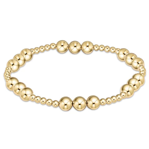 enewton classic gold 4mm bead bangle