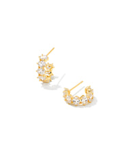 Kendra Scott Cailin Gold Huggie Earrings-Multiple Options