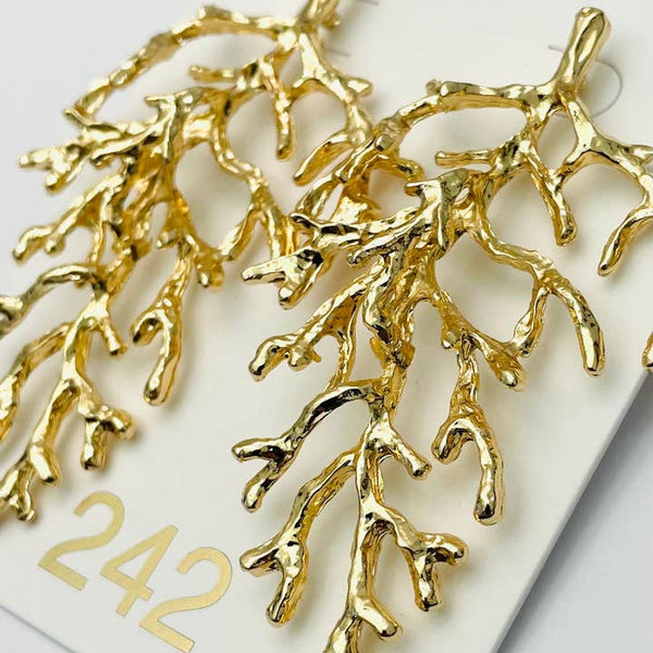 Coral Branch Earrings