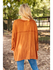 Autumn Bliss Oversized Top - 5 Colors