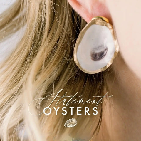 Handmade Oyster Earrings