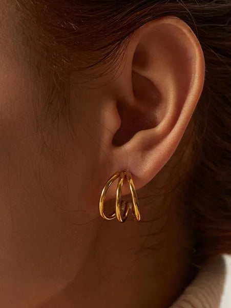 Trio Hoop Earrings
