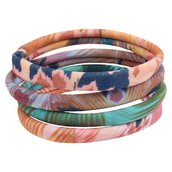 Bamboo Hair Ties-Set of 4-2 Colors