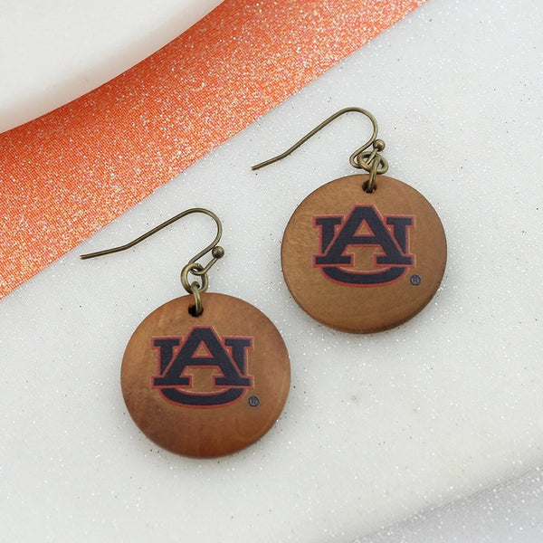 Auburn Wood Disc Jewelry Collection