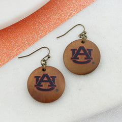 Auburn Wood Disc Jewelry Collection