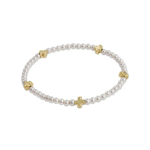 enewton classic gold 4mm bead bangle